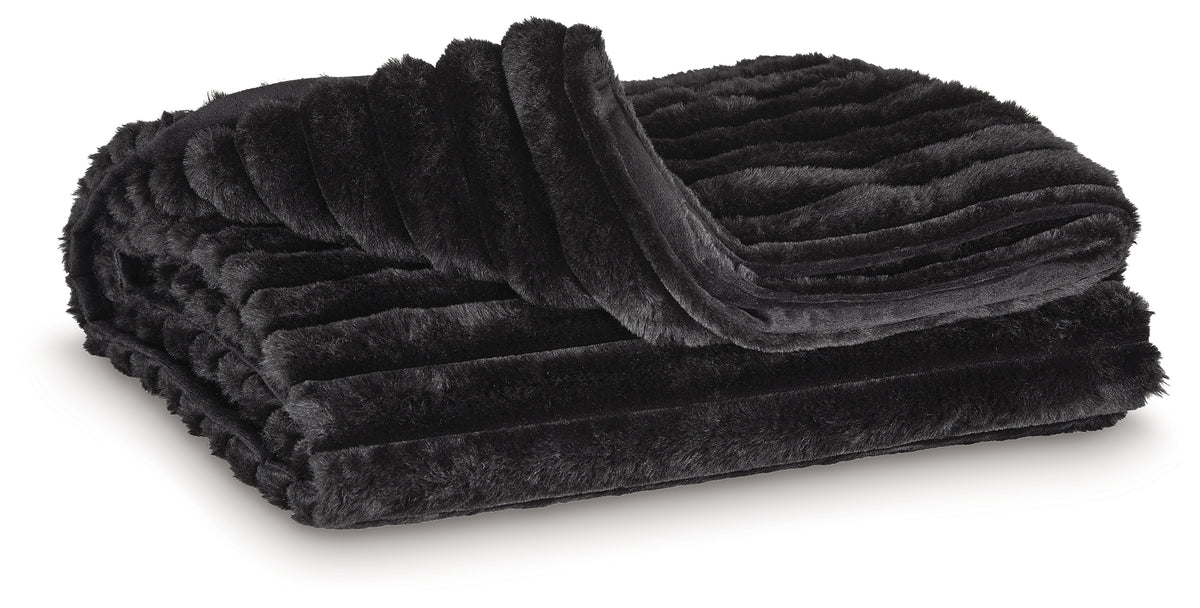Lullora Furniture - Ashley Furniture - Alsonwell Throw (Set of 3) - Throw (3/CS) / Black - A1001083