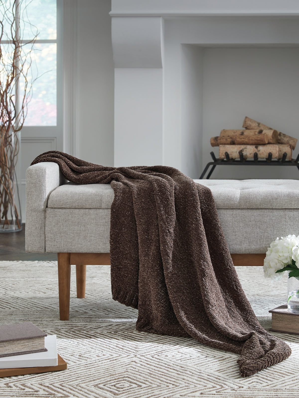 Lullora Furniture - Ashley Furniture - Anawood Throw (Set of 3) - Throw (3/CS) / Brown - A1001098