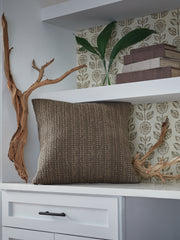 Lullora Furniture - Ashley Furniture - Landcher Pillows - Pillow (4/CS) / Brown - A1001104