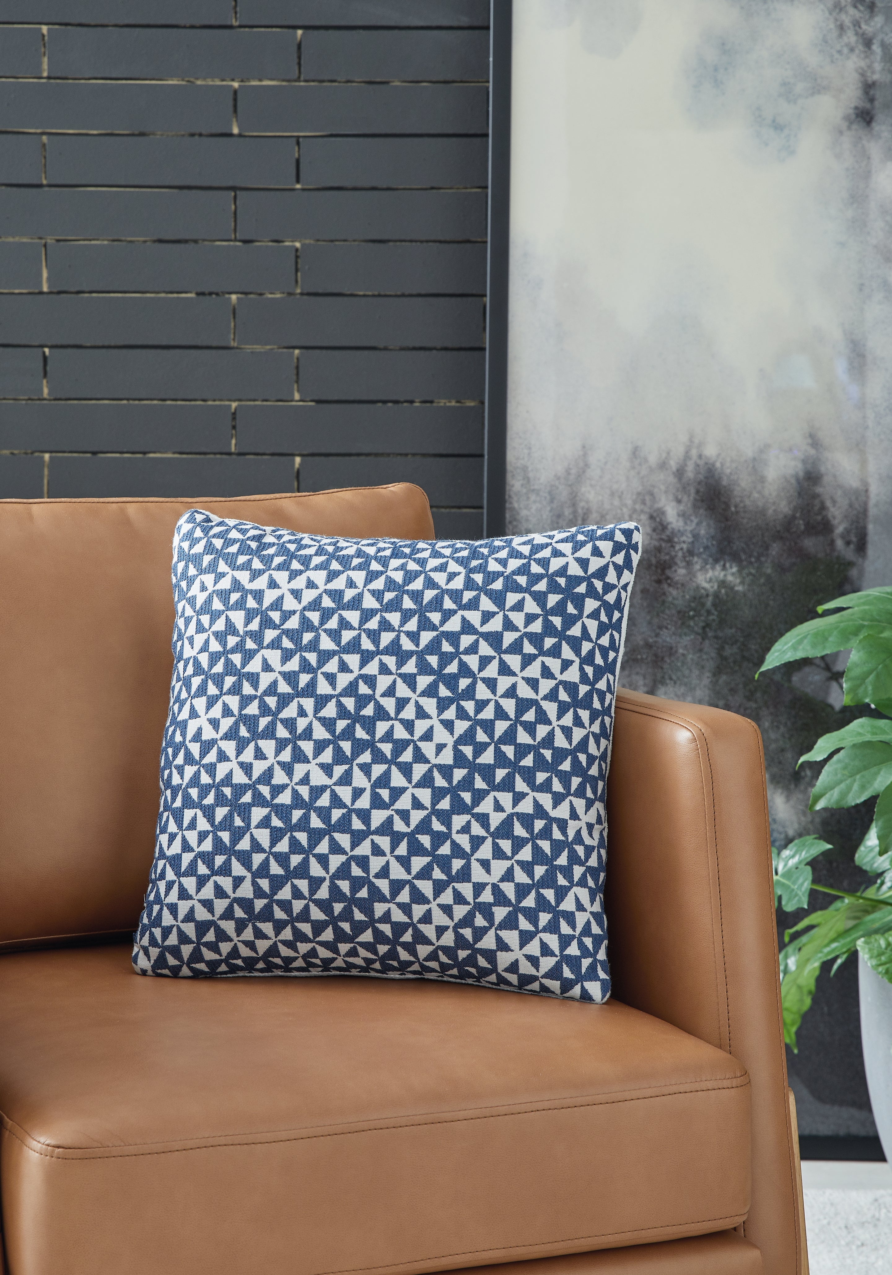 Lullora Furniture - Ashley Furniture - Jaycott Next-Gen Nuvella Pillows - Pillow / Blue/White - A1900001P