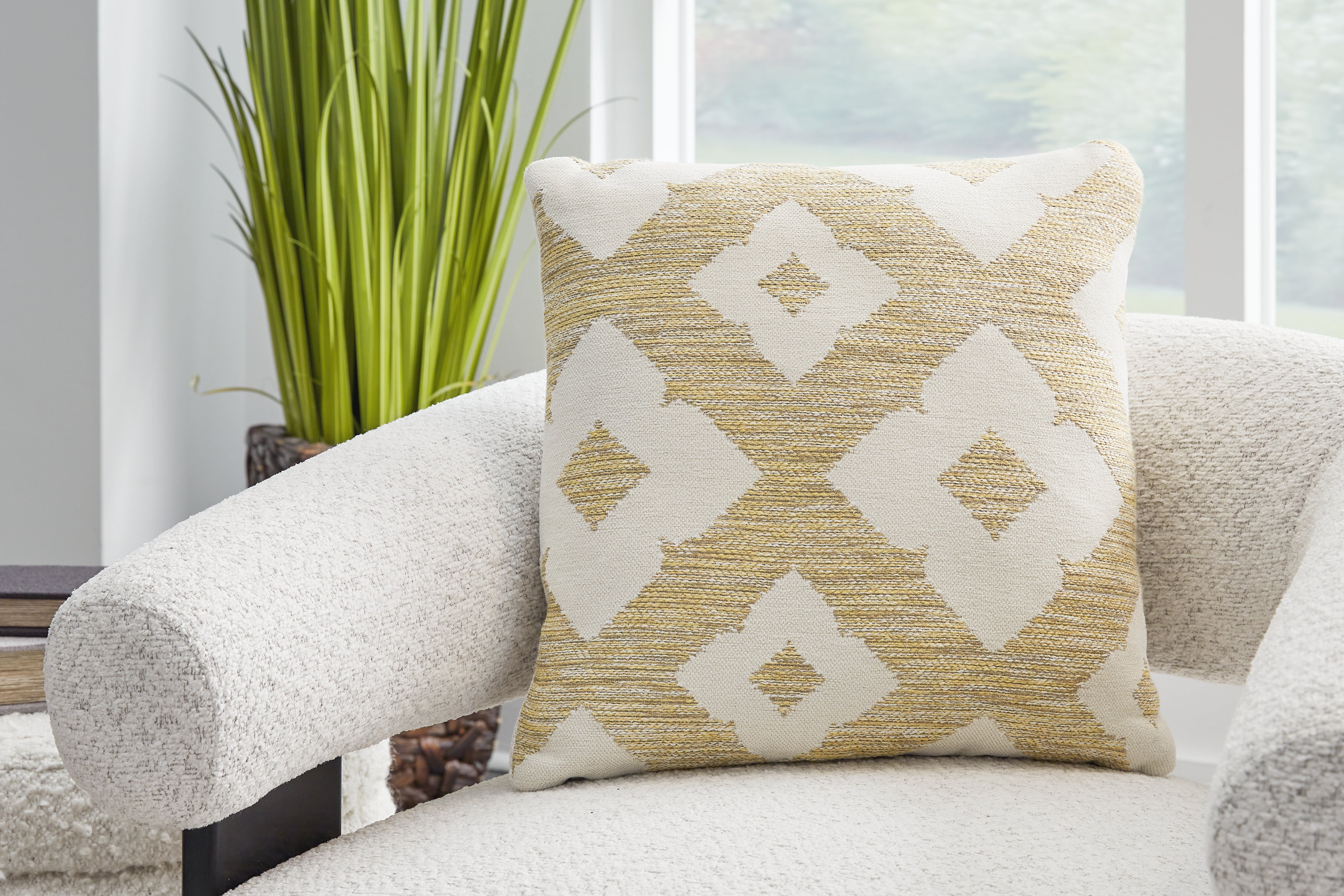 Lullora Furniture - Ashley Furniture - Brockner Next-Gen Nuvella Pillows - Pillow / Brown/Yellow - A1900009P