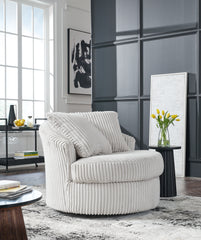 Lullora Furniture - Ashley Furniture - Gramwell Swivel Accent Chair - Swivel Accent Chair / Alloy - A3000724