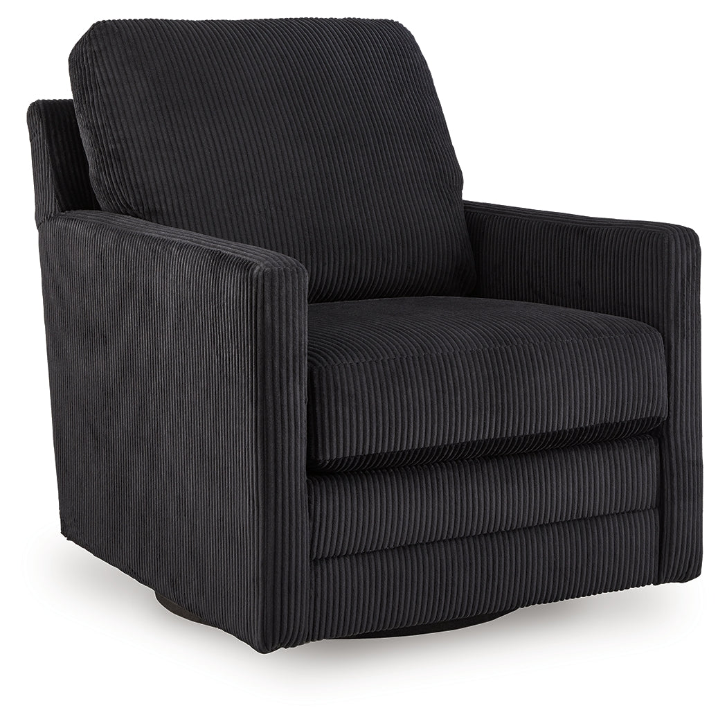Lullora Furniture - Ashley Furniture - Icaman Swivel Accent Chair - Swivel Accent Chair / Sand - A3000728