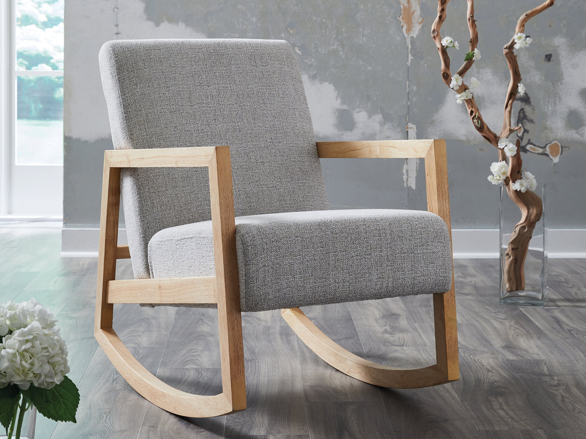 Lullora Furniture - Ashley Furniture - Wychworth Accent Chair - Accent Chair / Gray/Natural - A3000745