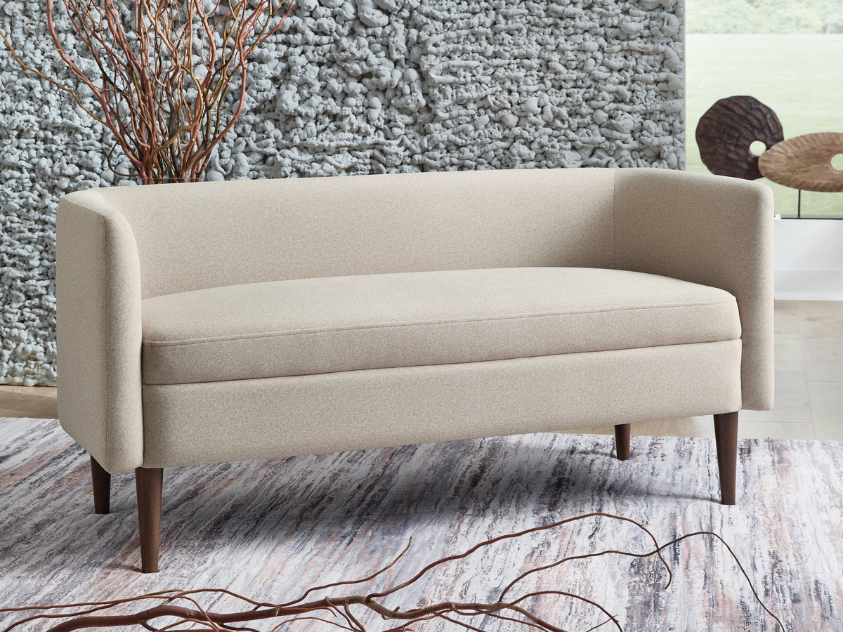 Lullora Furniture - Ashley Furniture - Wainner Accent Bench - Accent Bench / Beige / 53"W x 22"D x 25"H - A3000756