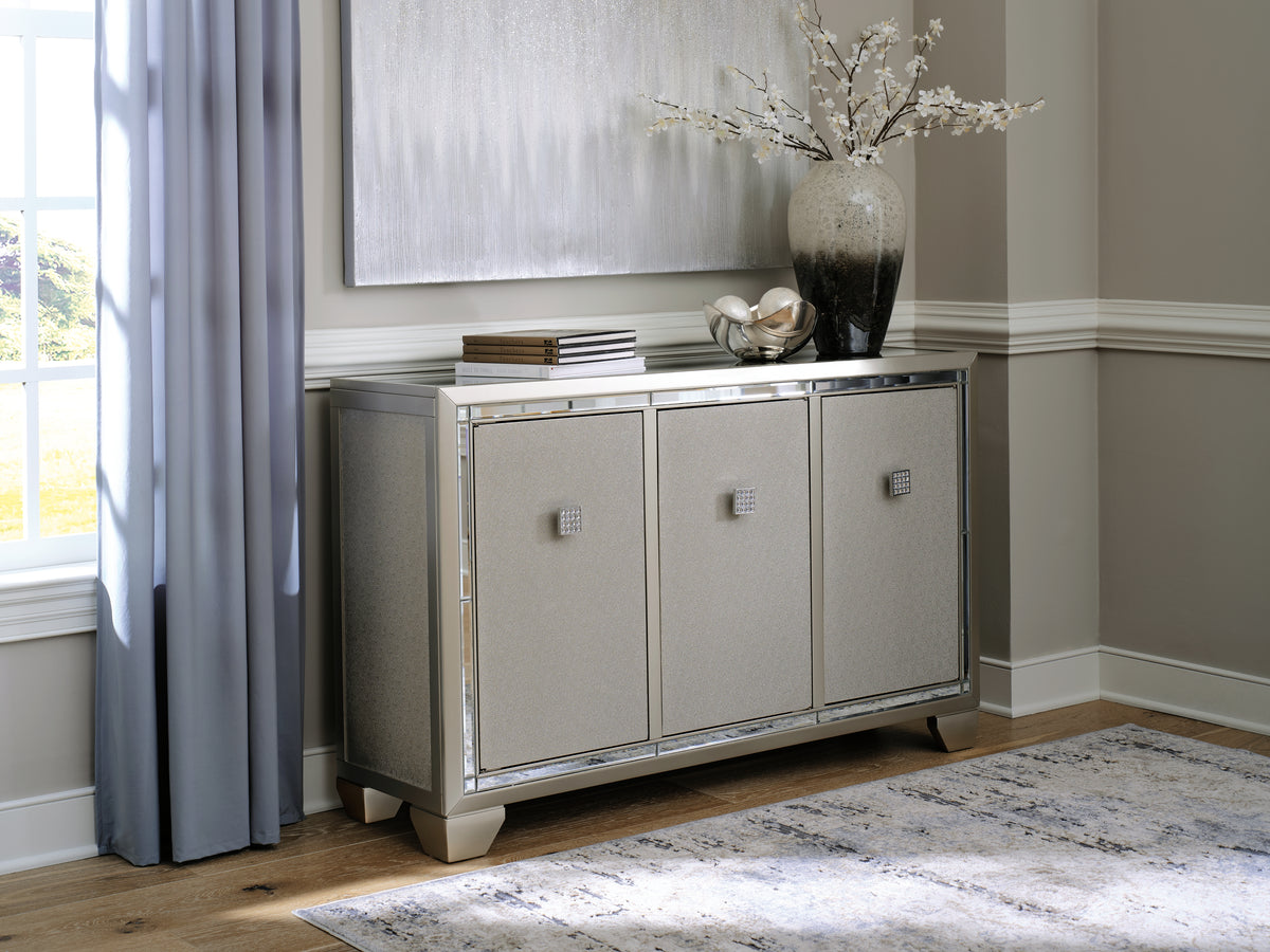 Lullora Furniture - Ashley Furniture - Chaseton Accent Cabinet - Accent Cabinet / Champagne - A4000335