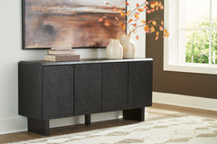 Lullora Furniture - Ashley Furniture - Farrelmore Accent Cabinet - Accent Cabinet / Black - A4000659