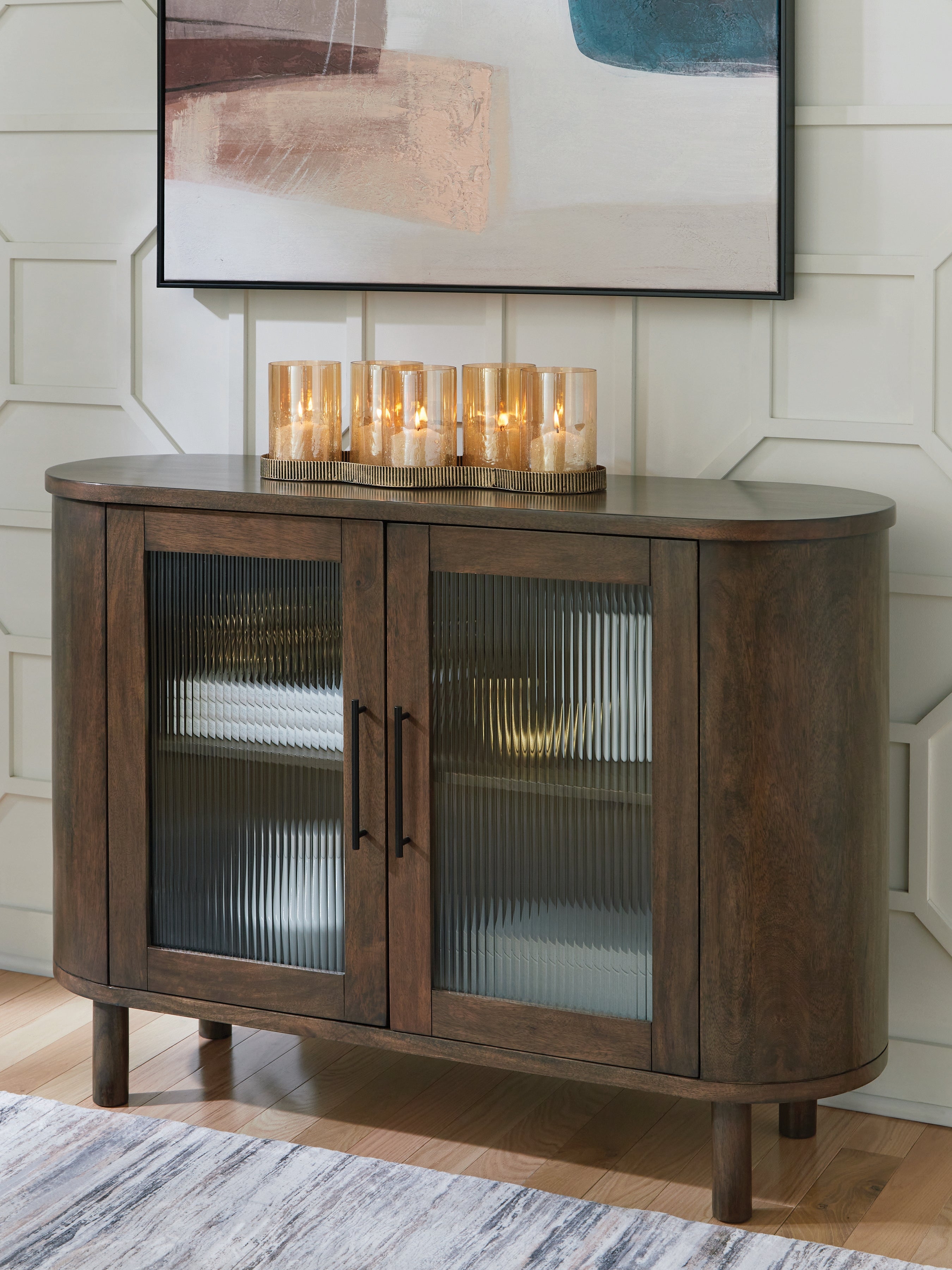 Lullora Furniture - Ashley Furniture - Mayridge Accent Cabinet - Accent Cabinet / Medium Brown - A4000694