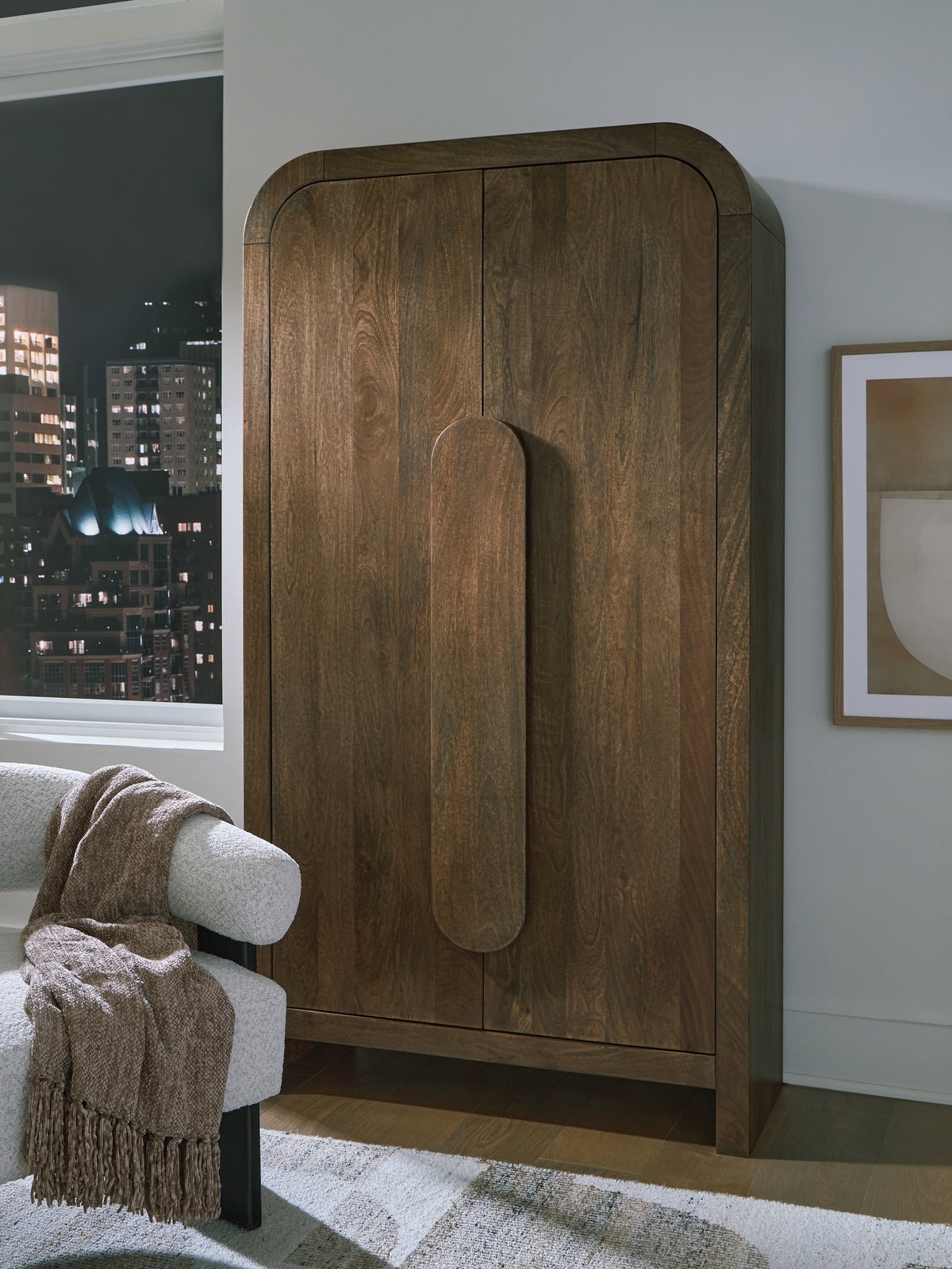 Lullora Furniture - Ashley Furniture - Thoren Accent Cabinet - Accent Cabinet / Medium Brown - A4000699
