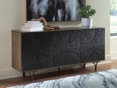 Lullora Furniture - Ashley Furniture - Lavinmont Accent Cabinet - Accent Cabinet / Multi Brown - A4000710