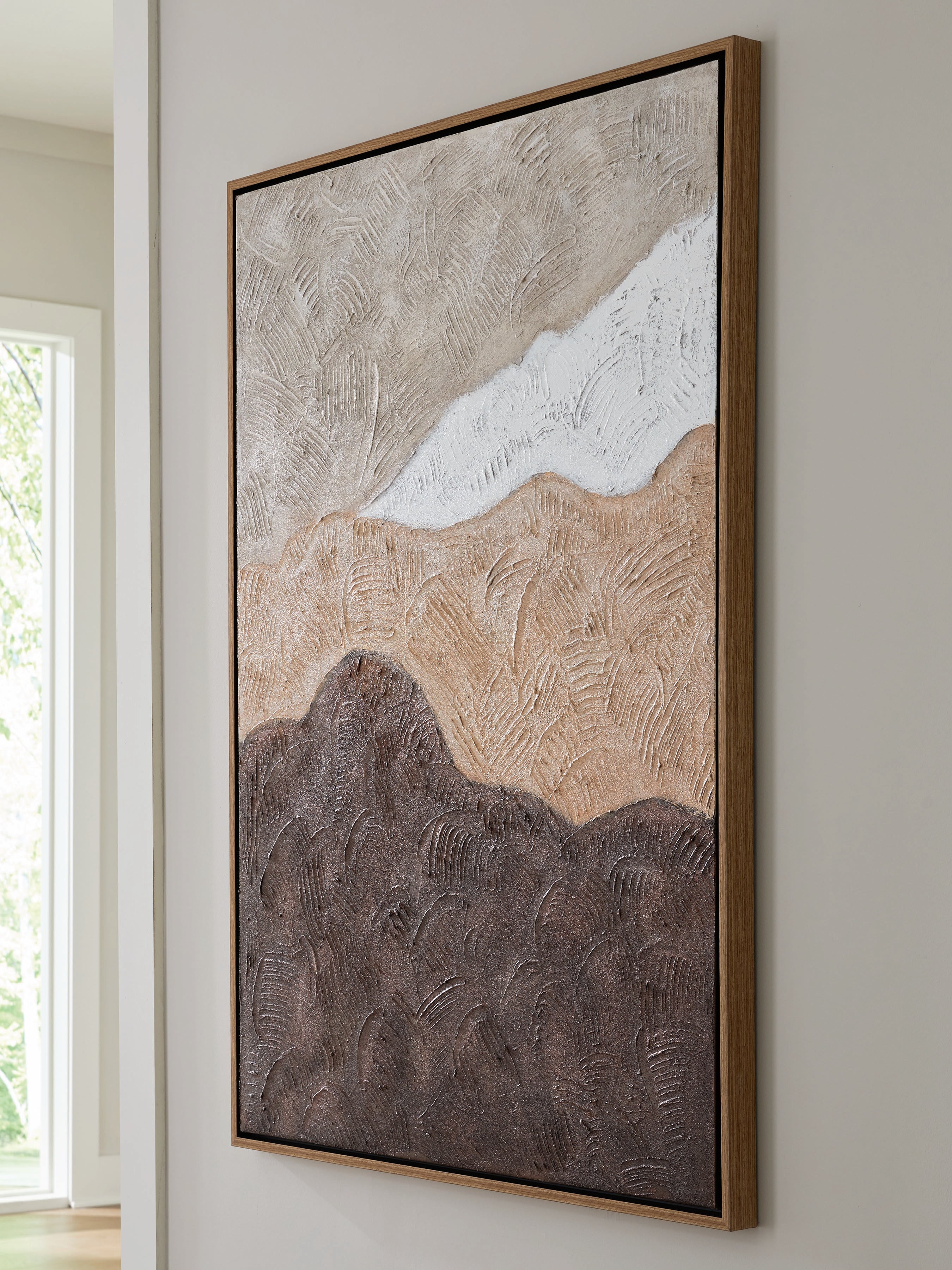 Lullora Furniture - Ashley Furniture - Fanthorne Wall Decor - Wall Art / Tan/Brown/White - A8000500