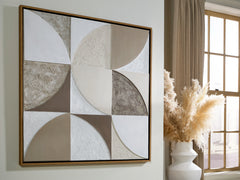Lullora Furniture - Ashley Furniture - Harelman Wall Decor - Wall Art / Tan/Taupe/White - A8000502
