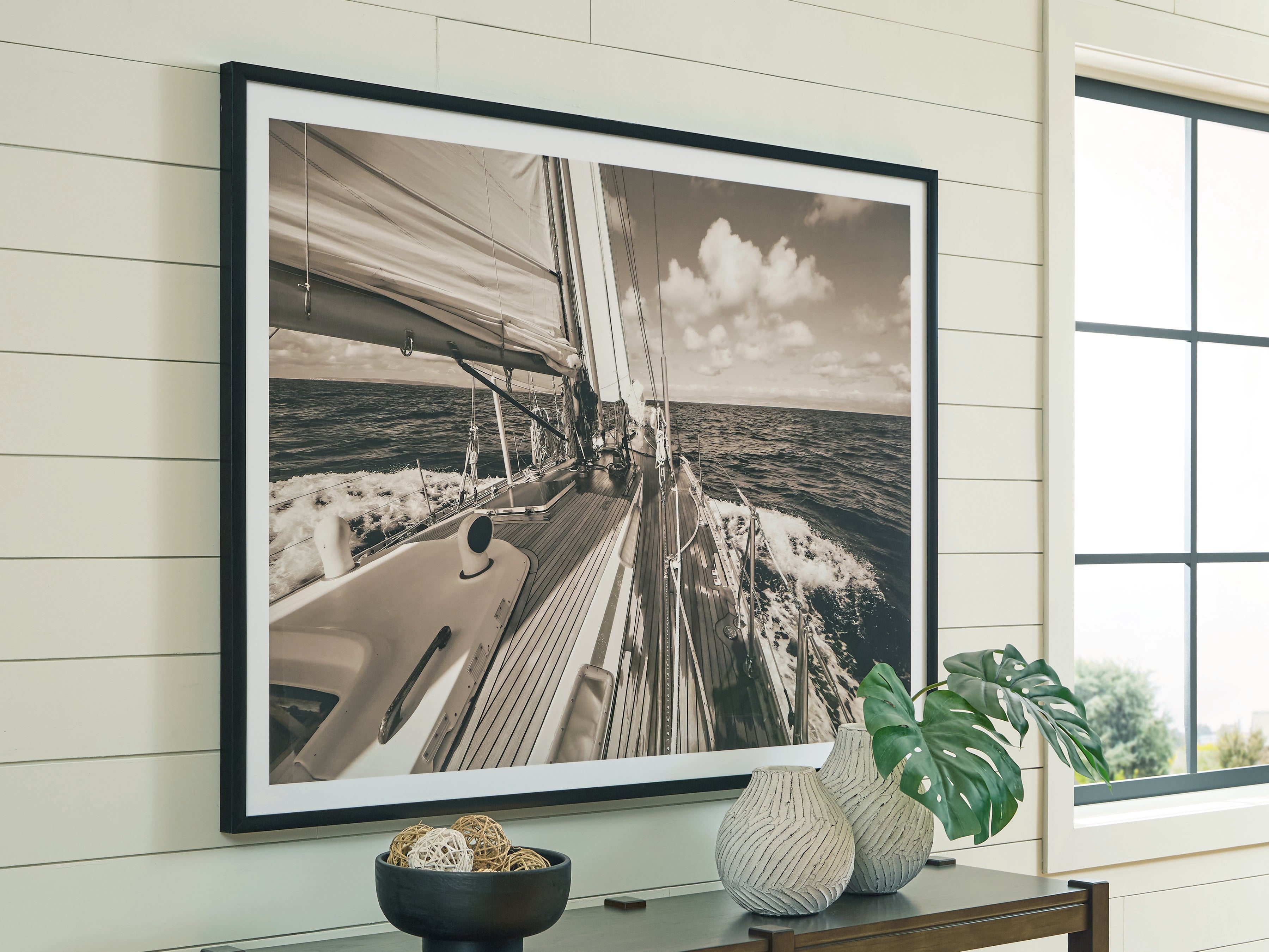 Lullora Furniture - Ashley Furniture - Arlanford Wall Decor - Wall Art / Sepia - A8000505