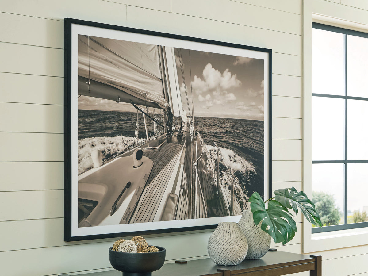 Lullora Furniture - Ashley Furniture - Arlanford Wall Decor - Wall Art / Sepia - A8000505