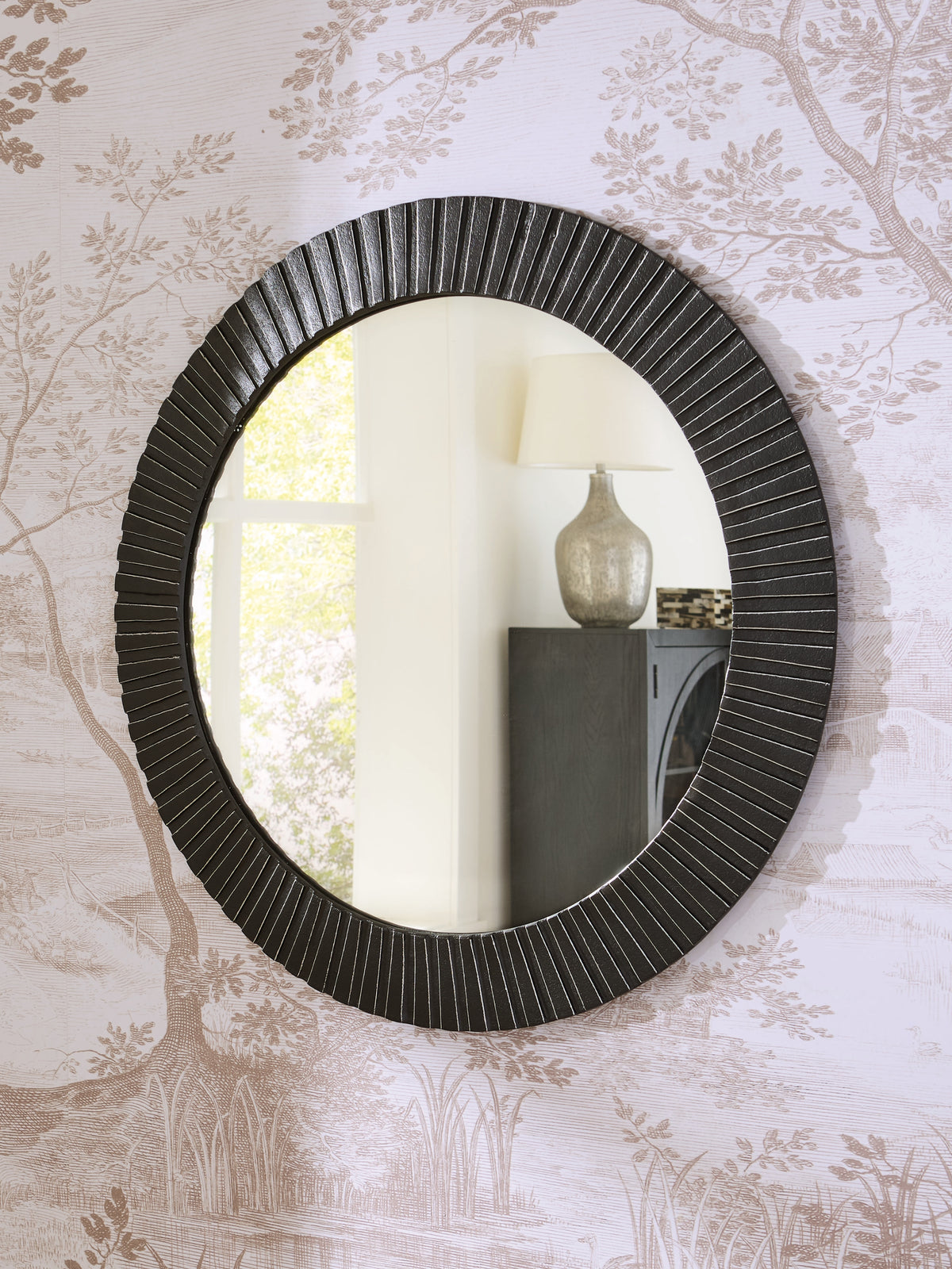 Lullora Furniture - Ashley Furniture - Ozias Mirror - Accent Mirror / Black - A8010417