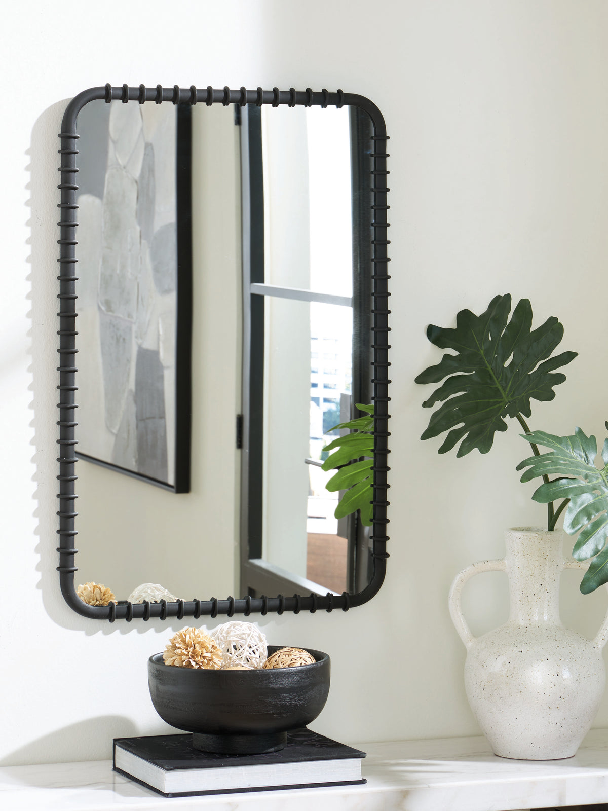 Lullora Furniture - Ashley Furniture - Judlow Mirror - Accent Mirror / Black - A8010419