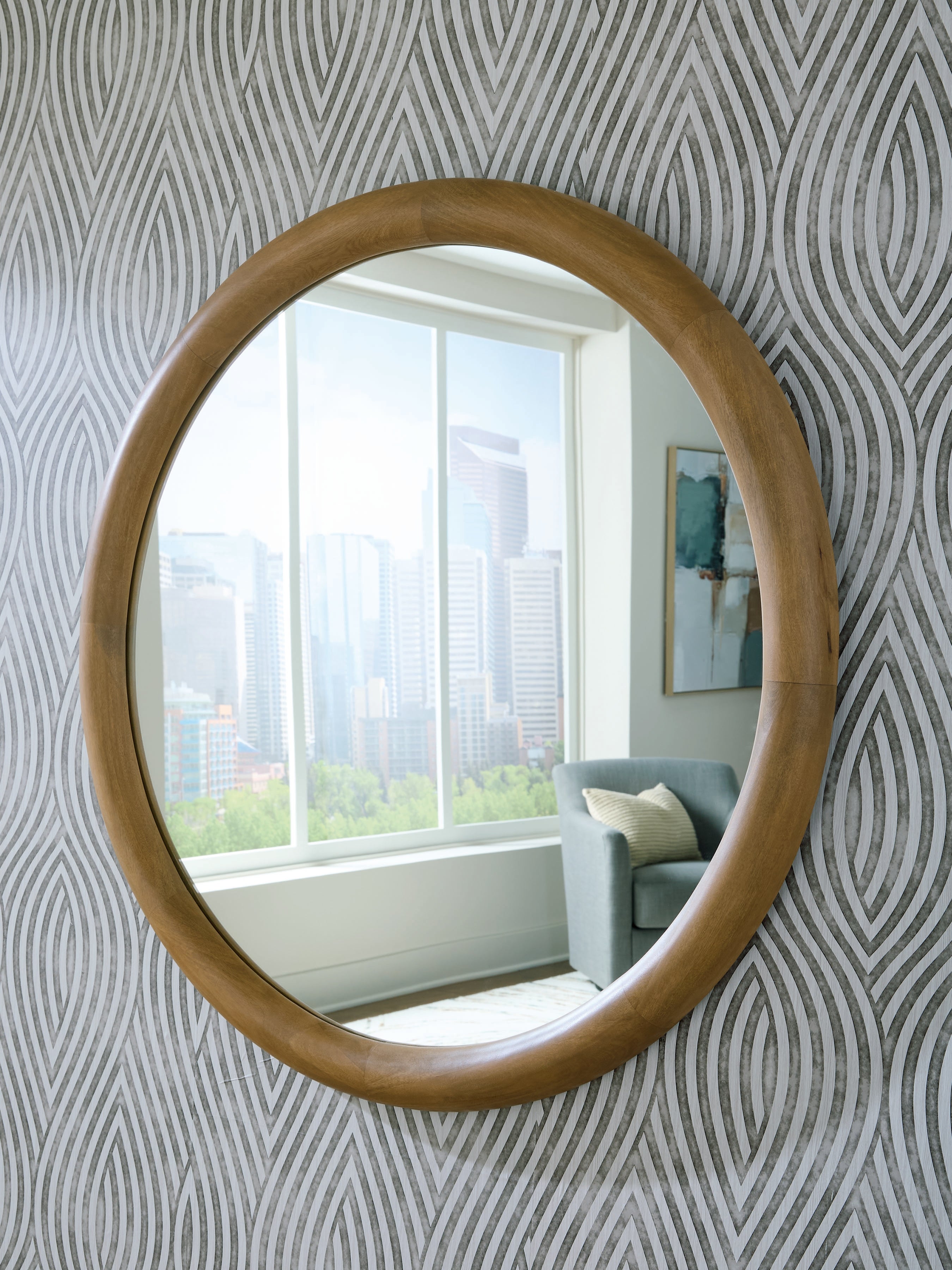 Lullora Furniture - Ashley Furniture - Yadiel Mirror - Accent Mirror / Brown - A8010426