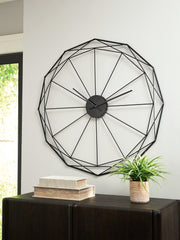 Lullora Furniture - Ashley Furniture - Arkthorne Wall Decor - Wall Clock / Black - A8010429