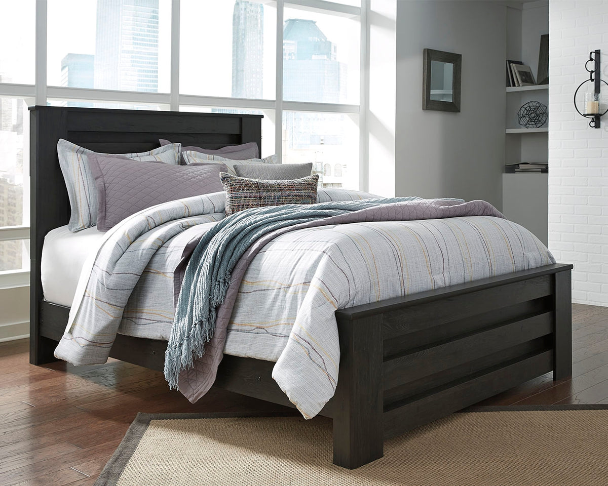 Lullora Furniture - Ashley Furniture - Brinxton Bedroom - Full Panel Bed / Charcoal - B249B5
