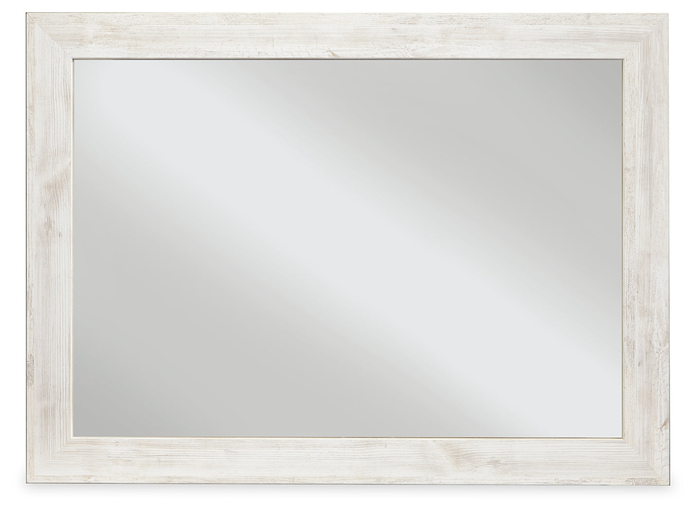 Lullora Furniture - Ashley Furniture - Paxberry Bedroom - Bedroom Mirror / Whitewash - B181-36