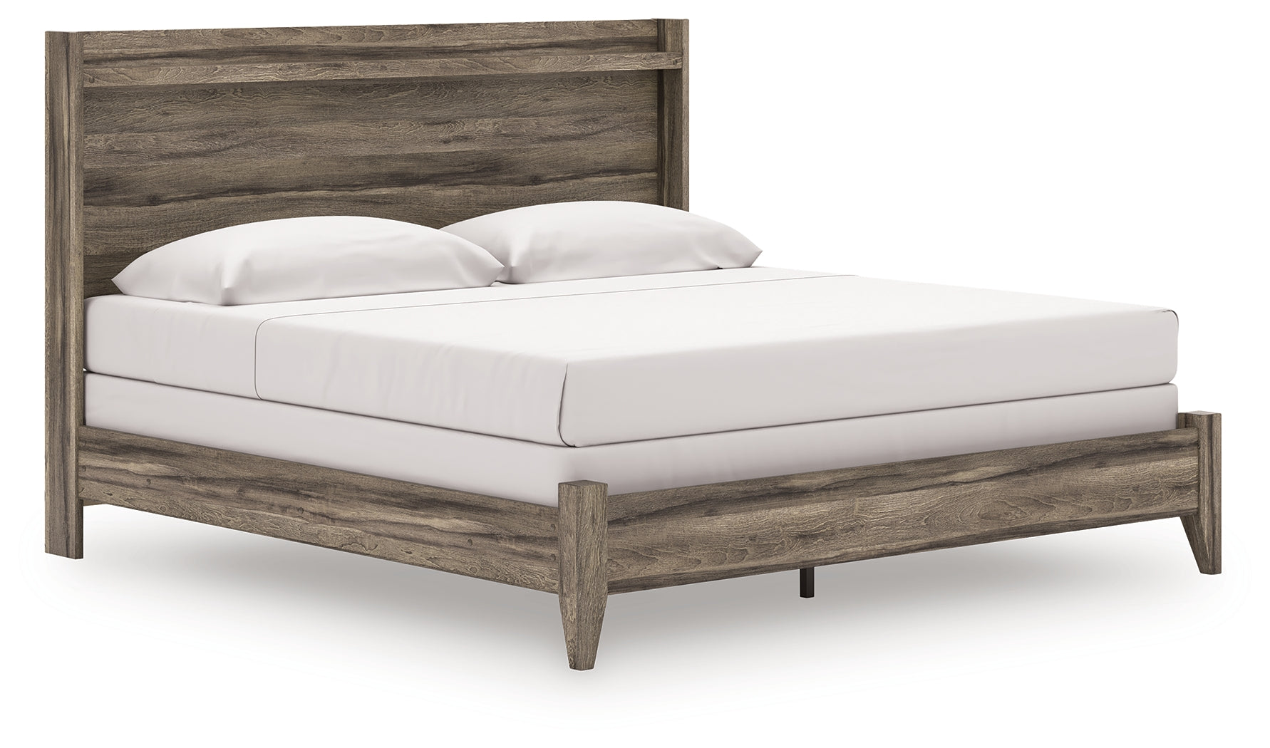 Lullora Furniture - Ashley Furniture - Elbrim Bedroom - King Panel Bed / Brown - PCB2005B6