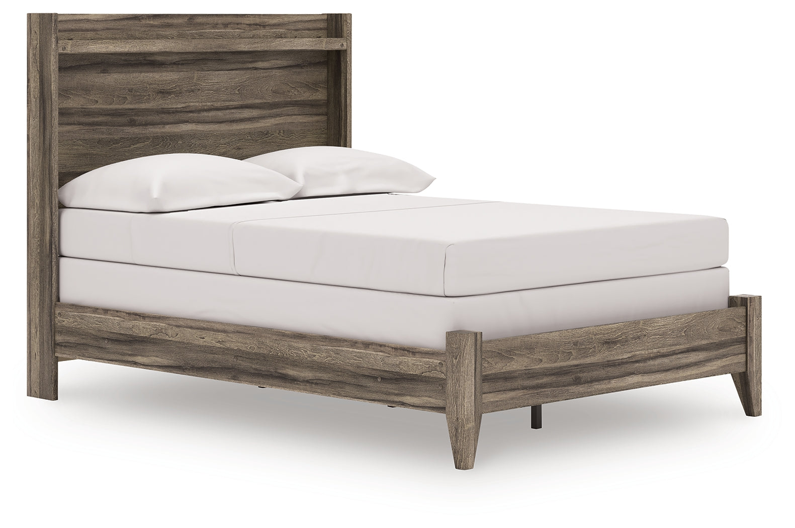 Lullora Furniture - Ashley Furniture - Elbrim Bedroom - Full Panel Bed / Brown - PCB2005B8