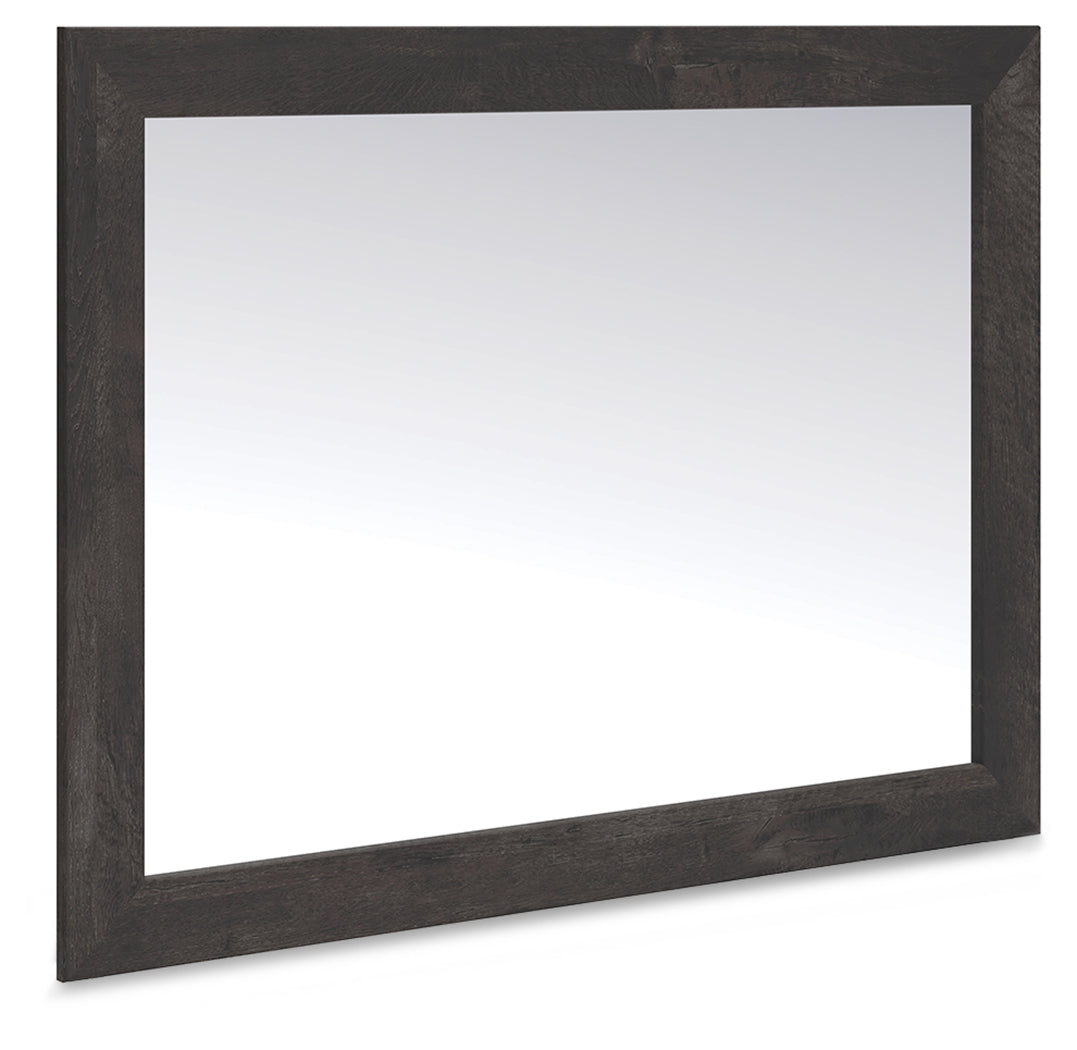 Lullora Furniture - Ashley Furniture - Hollivern Bedroom - Bedroom Mirror / Dark Gray - PCB2108-36