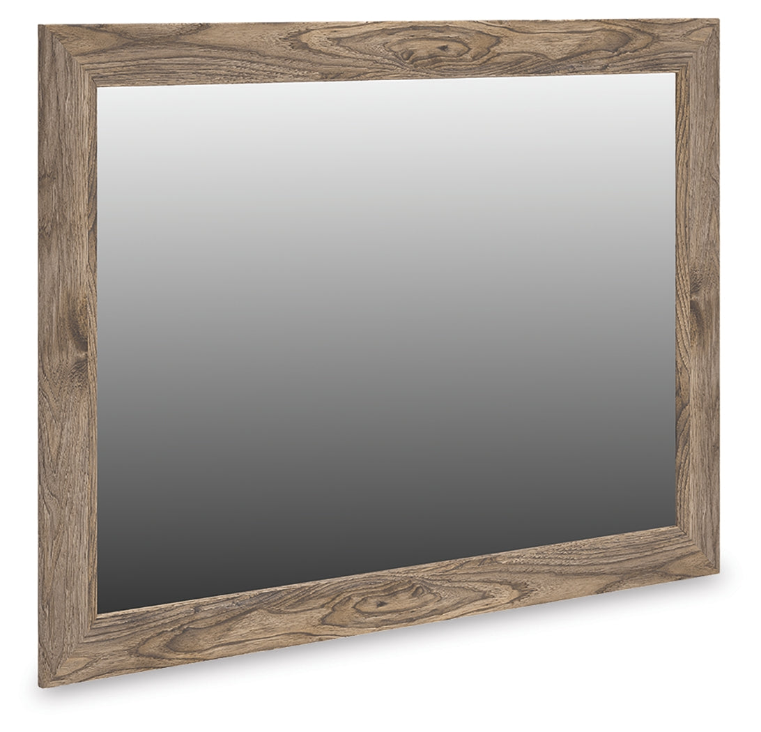 Lullora Furniture - Ashley Furniture - Rusticott Bedroom - Bedroom Mirror / Brown - PCB2260-36