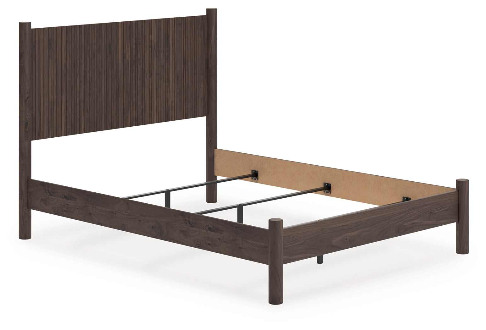 Lullora Furniture - Ashley Furniture - Pamytta Bedroom - Queen Panel Bed / Brown - PCB2614B18