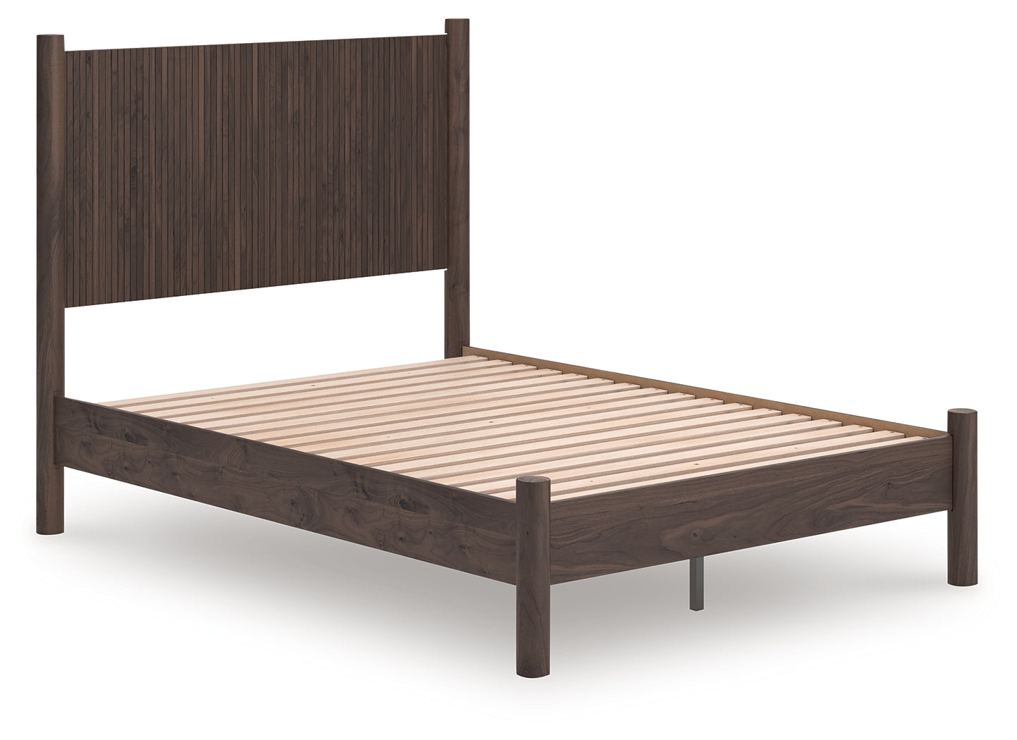Lullora Furniture - Ashley Furniture - Pamytta Bedroom - Full Panel Platform Bed / Brown - PCB2614B4