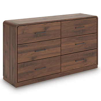 Lullora Furniture - Ashley Furniture - Fortlorn Bedroom - Dresser / Walnut Brown - PCB386-31