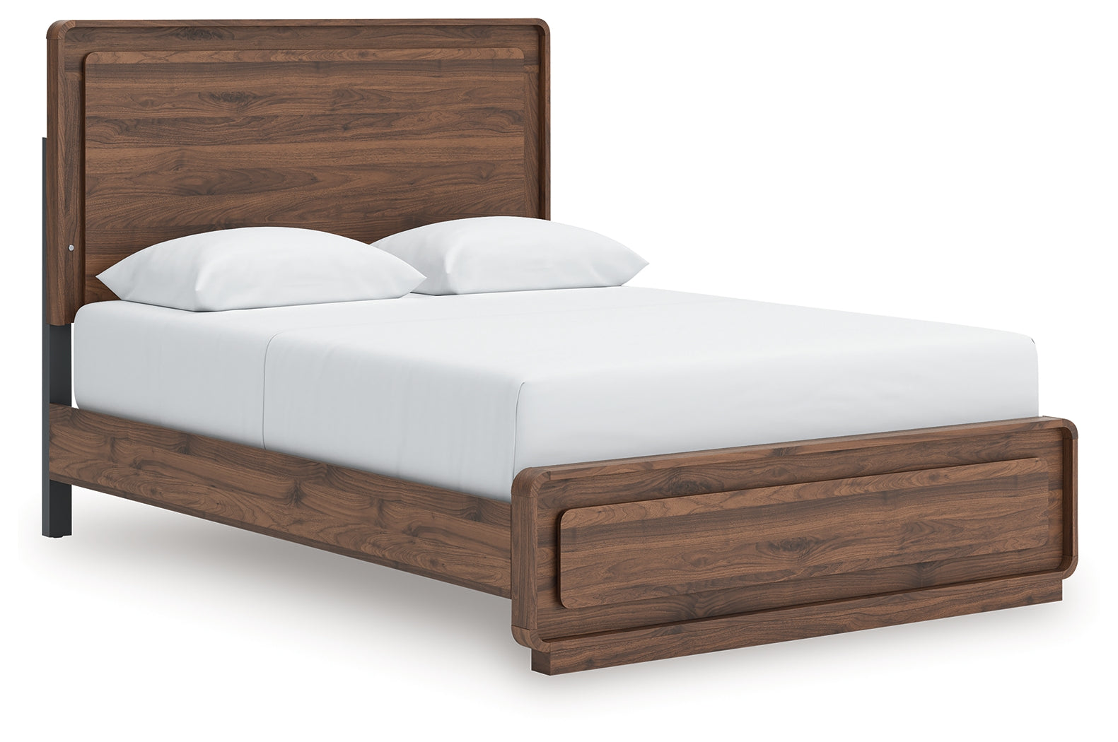 Lullora Furniture - Ashley Furniture - Fortlorn Bedroom - Queen Panel Bed / Walnut Brown - PCB386B2