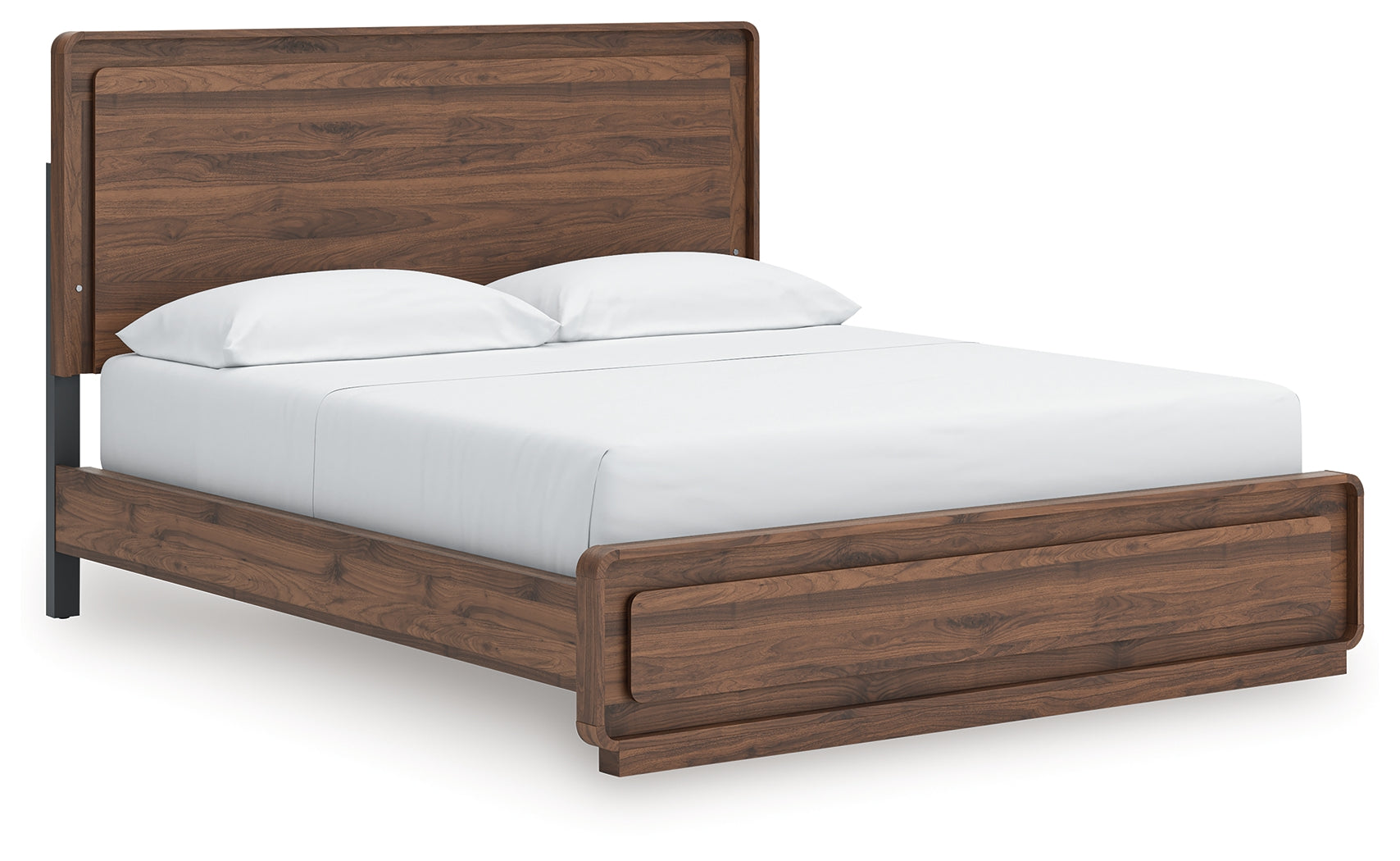 Lullora Furniture - Ashley Furniture - Fortlorn Bedroom - California King Panel Bed / Walnut Brown - PCB386B5