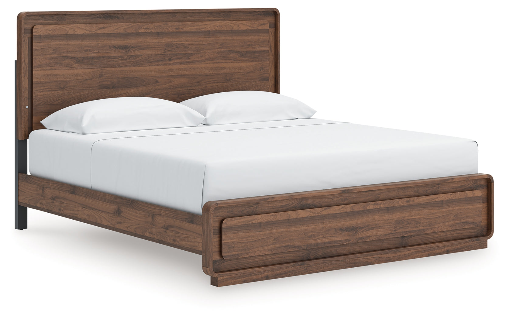 Lullora Furniture - Ashley Furniture - Fortlorn Bedroom - King Panel Bed / Walnut Brown - PCB386B4