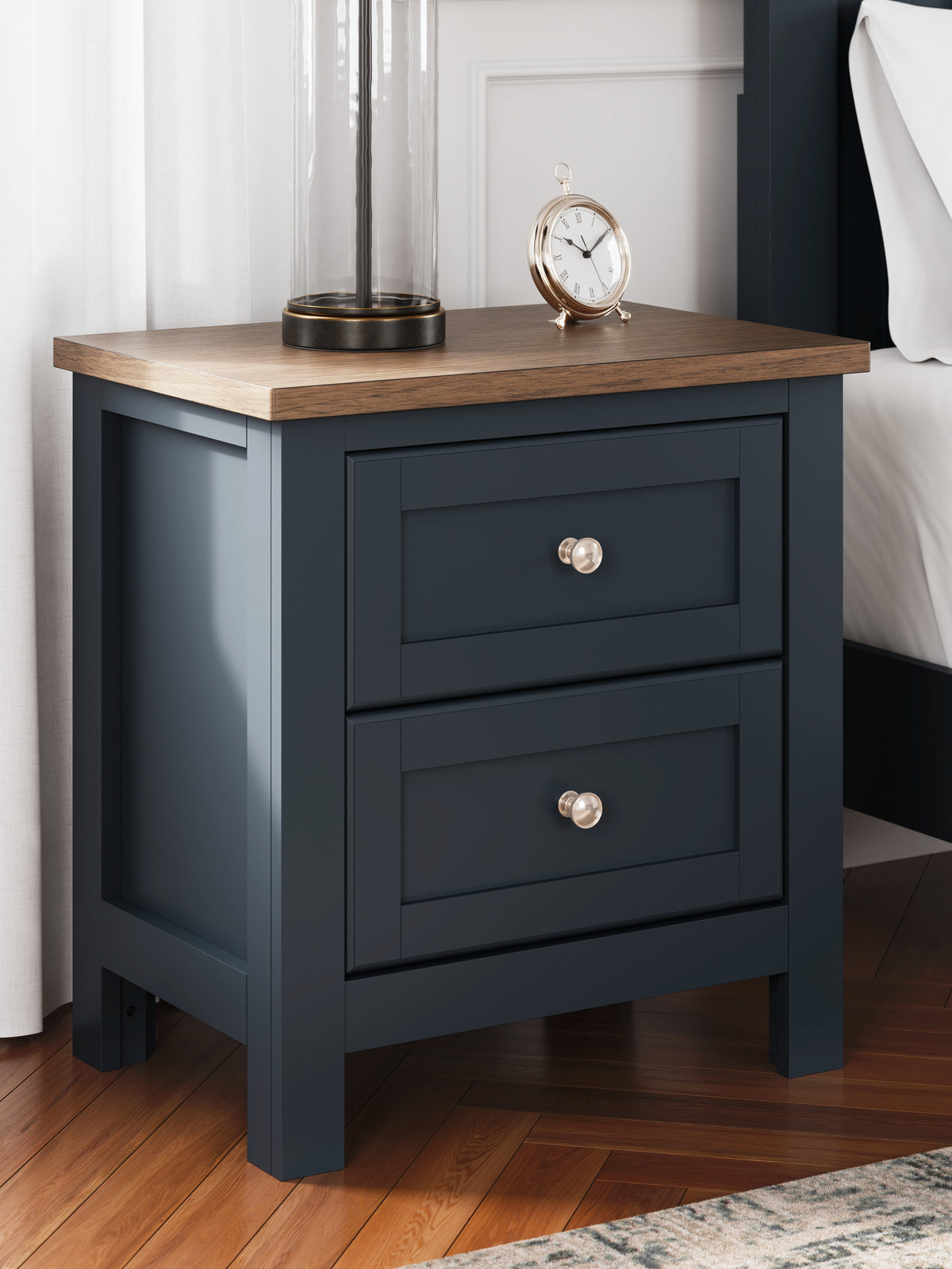 Lullora Furniture - Ashley Furniture - Landocken Bedroom - Dresser and Mirror / Brown/Blue - B414B1