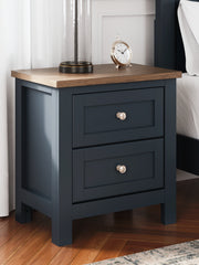 Lullora Furniture - Ashley Furniture - Landocken Bedroom - Dresser and Mirror / Brown/Blue - B414B1