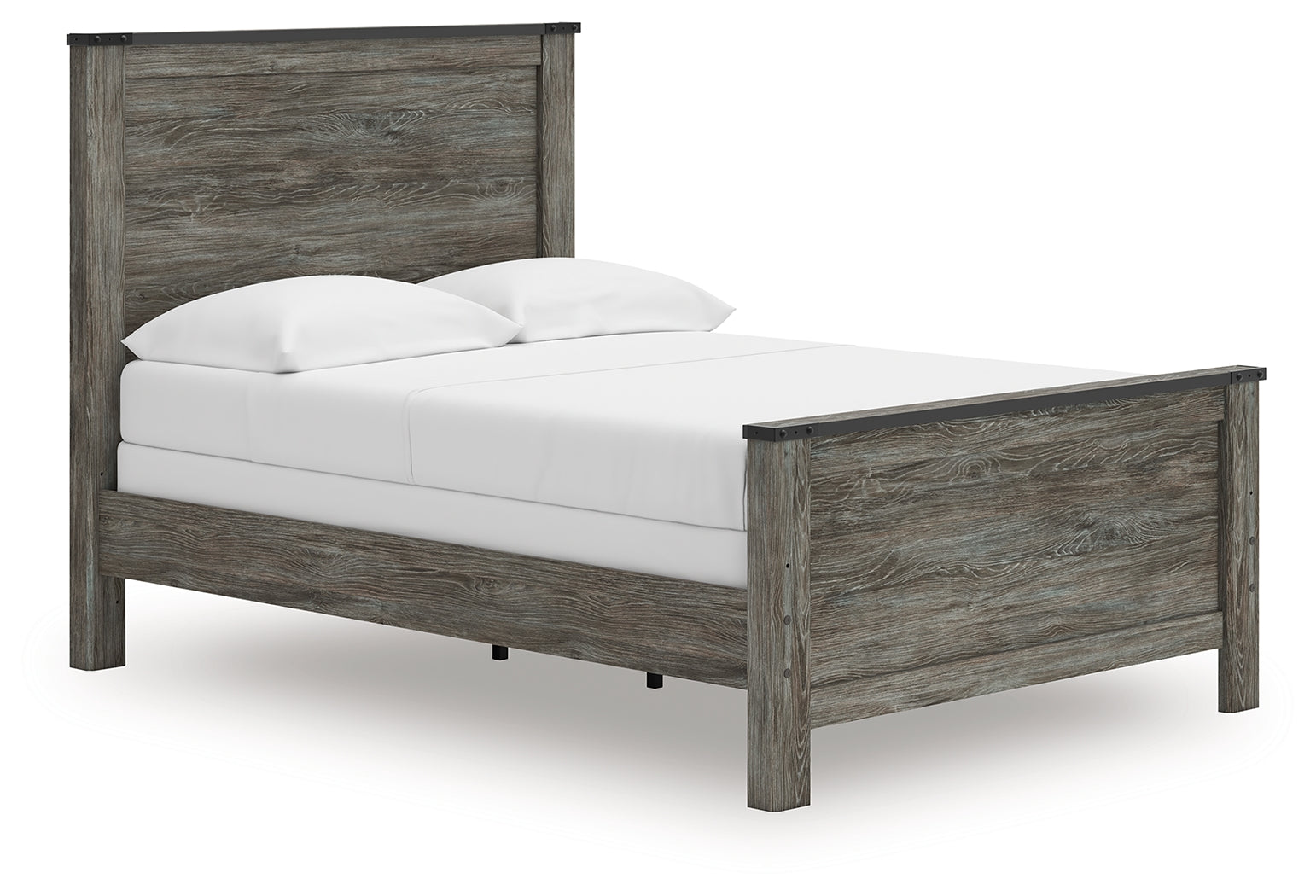 Lullora Furniture - Ashley Furniture - Frandern Bedroom - Full Panel Bed / Black/Gray - B4480B19