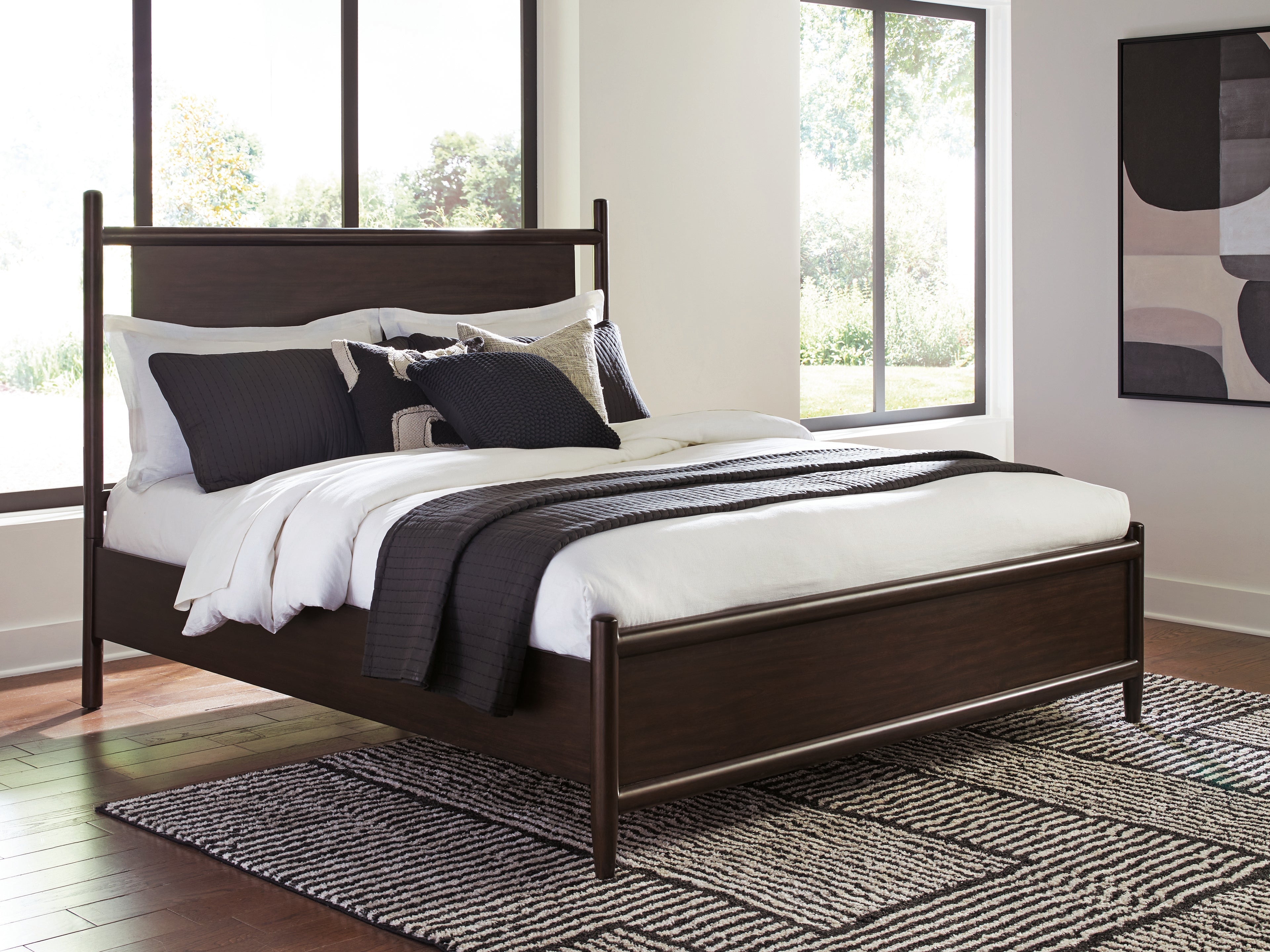 Lullora Furniture - Ashley Furniture - Dantenton Bedroom - Queen Panel Bed - B611B2