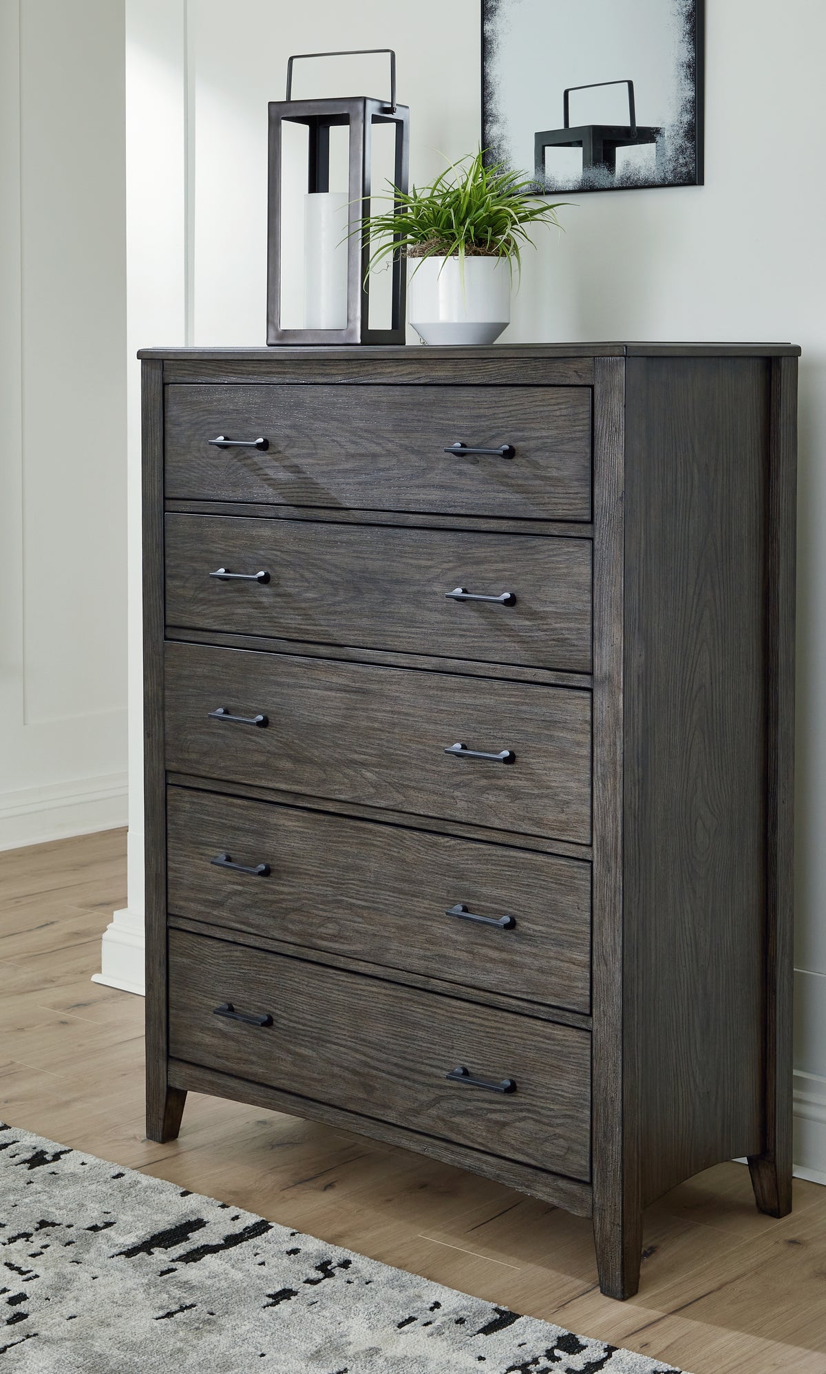 Lullora Furniture - Ashley Furniture - Montillan Bedroom - King Panel Bed / Grayish Brown - B651B4