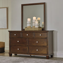 Lullora Furniture - Ashley Furniture - Danabrin Bedroom - California King Panel Storage Bed / Brown - B685B19