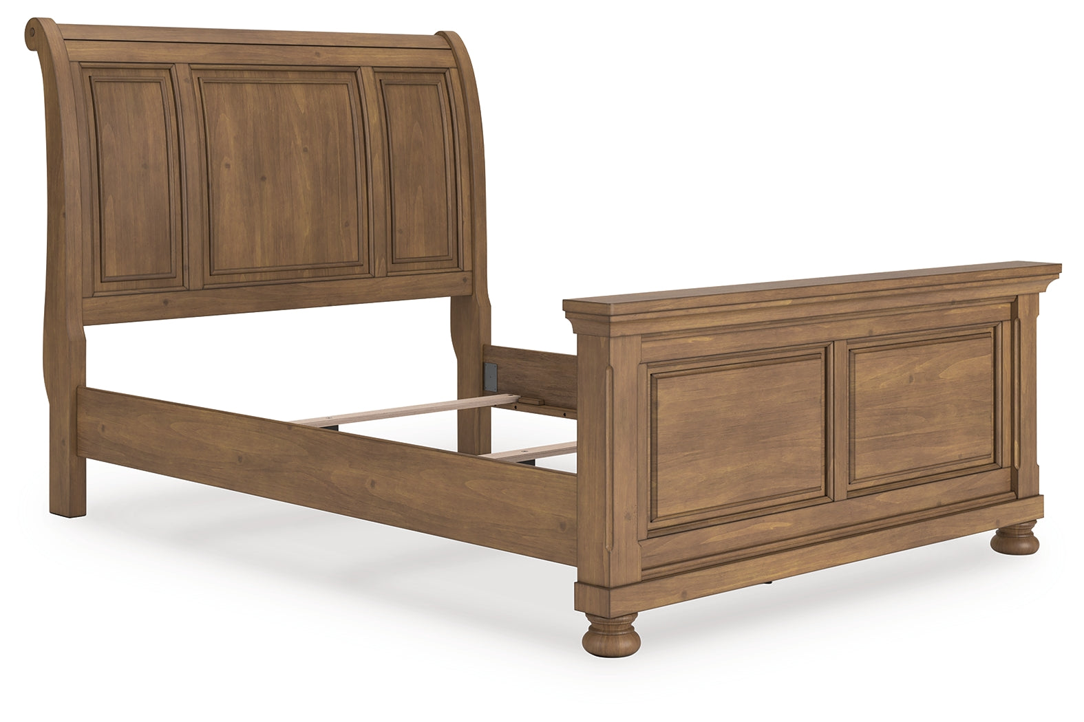 Lullora Furniture - Ashley Furniture - Feddinger Bedroom - Queen Sleigh Bed / Medium Brown - PCB779B14