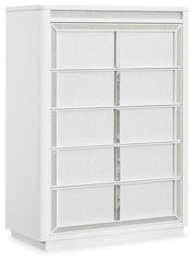 Lullora Furniture - Ashley Furniture - Chalanna Bedroom - Dresser and Mirror / White - B822B1
