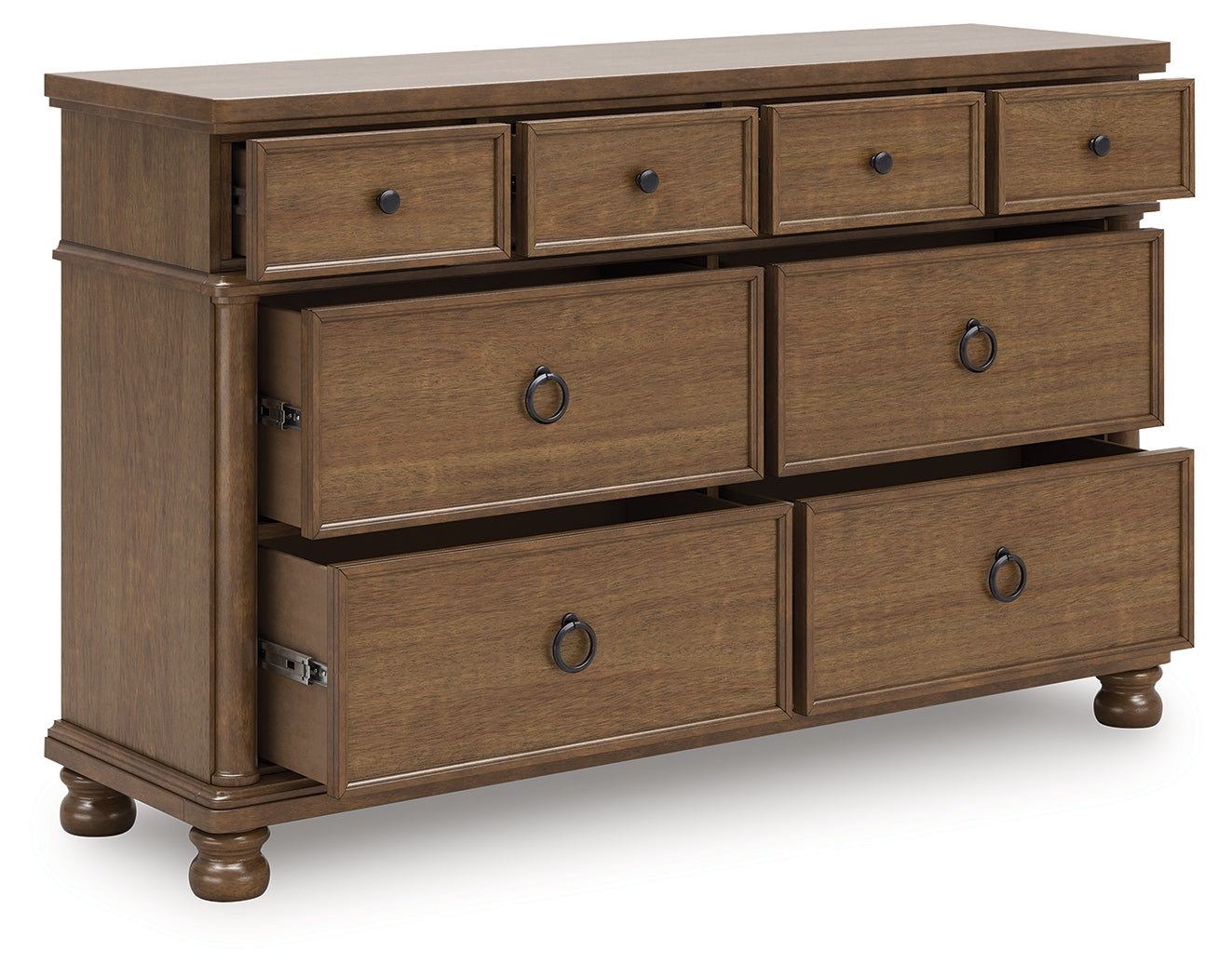 Lullora Furniture - Ashley Furniture - Rowlenstown Bedroom - Dresser / Brown - PCB824-31