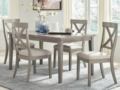 Lullora Furniture - Ashley Furniture - Parellen Dining Room - Dining Chair (Set of 2) / Gray - D291-01X2