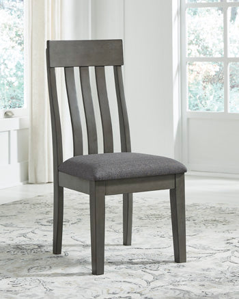 Lullora Furniture - Ashley Furniture - Hallanden Dining Room - Dining Chair (Set of 2) / Two-tone Gray - D589-01X2
