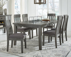 Lullora Furniture - Ashley Furniture - Hallanden Dining Room - Counter Height Bar Stool (Set of 2) / Two-tone Gray - D589-124X2