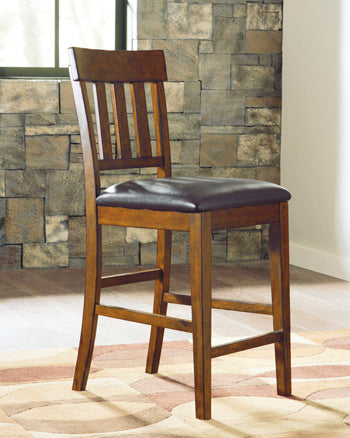 Lullora Furniture - Ashley Furniture - Ralene Dining Room - Counter Height Bar Stool (Set of 2) / Medium Brown - D594-124X2
