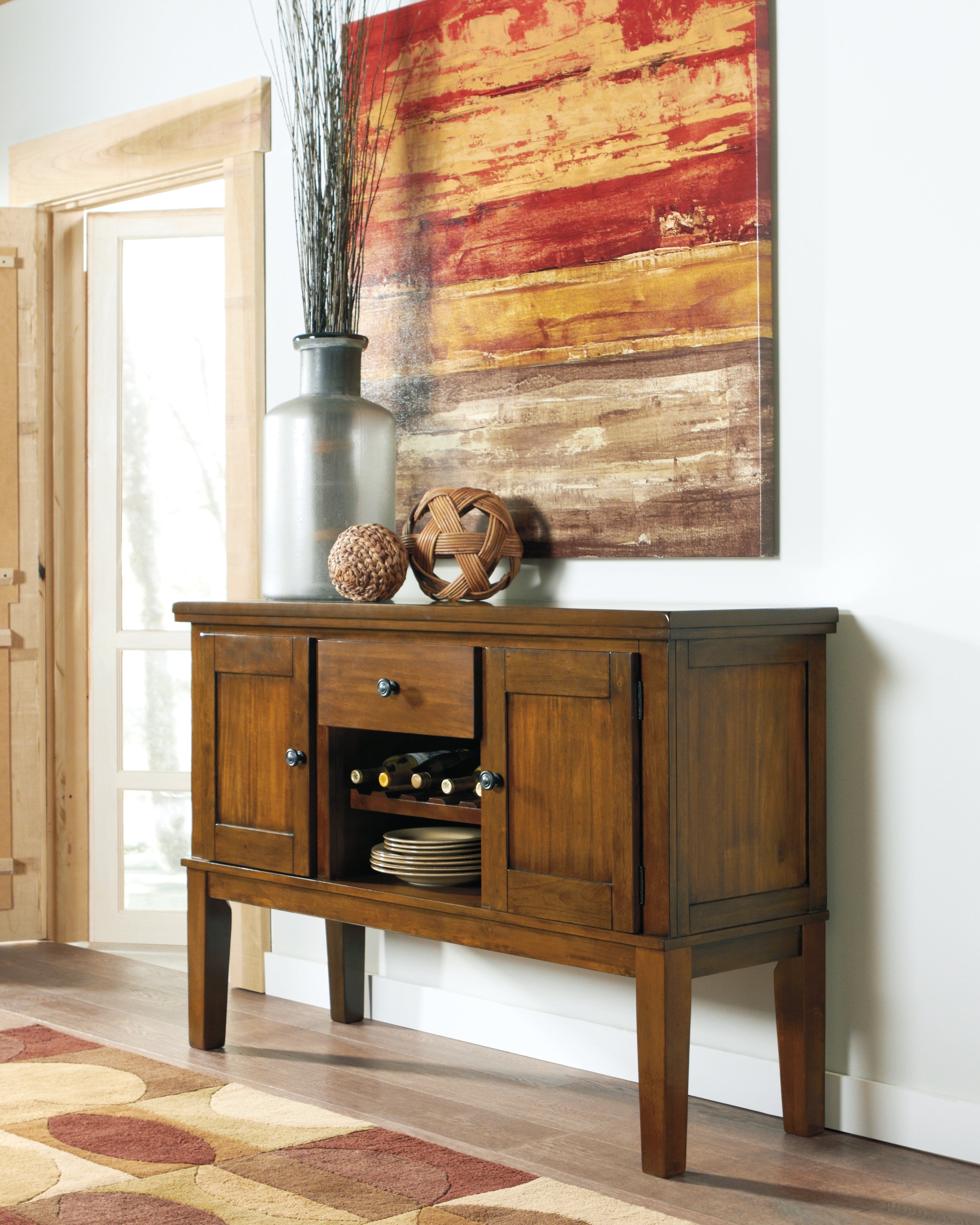 Lullora Furniture - Ashley Furniture - Ralene Dining Room - Dining Room Server / Medium Brown - D594-60