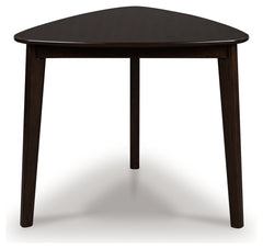 Lullora Furniture - Ashley Furniture - Mallenette Dining Table - Triangle Dining Room Table / Merlot - PCD607-16