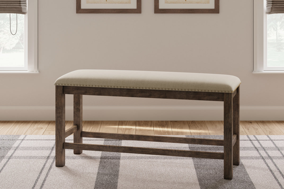 Lullora Furniture - Ashley Furniture - Moriville Dining Room - RECT Dining Room EXT Table / Grayish Brown / 36"W x 86"D x 30"H - D631-45